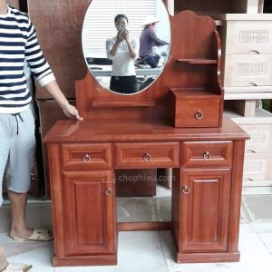 Bàn trang điểm 1m gỗ xoan đào