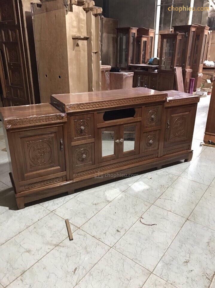 Kệ 4 ngăn kéo gỗ xoan đào - Image 2