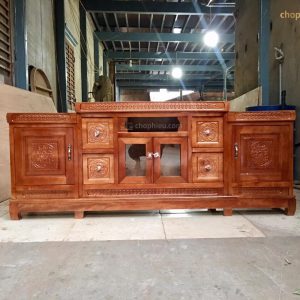 Kệ 4 ngăn kéo gỗ xoan đào