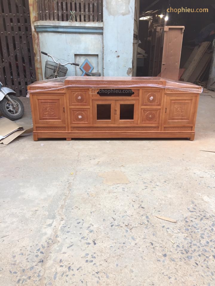 Kệ 4 ngăn kéo gỗ xoan đào - Image 3