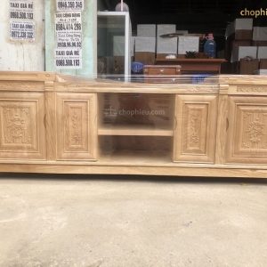 Kệ nhô gỗ sồi