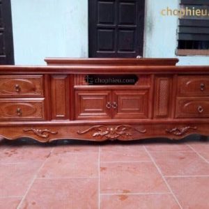 Kệ tân cổ điển cánh nhỏ gỗ xoan đào