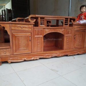 Kệ tổ ong gỗ xoan đào