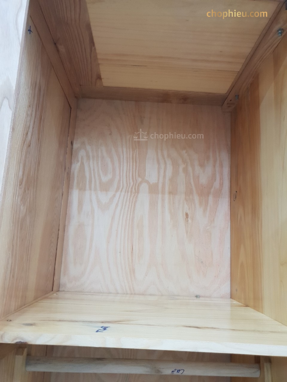 Tủ 2 cánh lùa gỗ sồi - Image 5